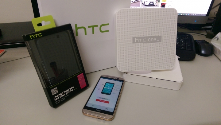 HTC One M9 金包銀開箱囉( ^ω^)