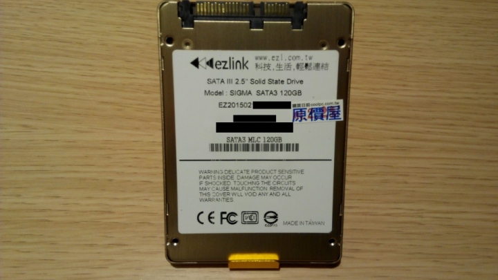 [開箱] zelink sigma 120G