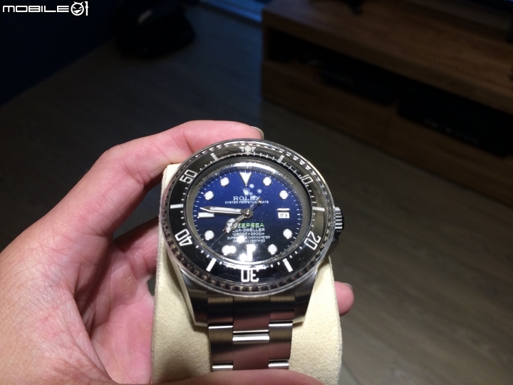 終於到手的Rolex Deep sea D-Blue 116660