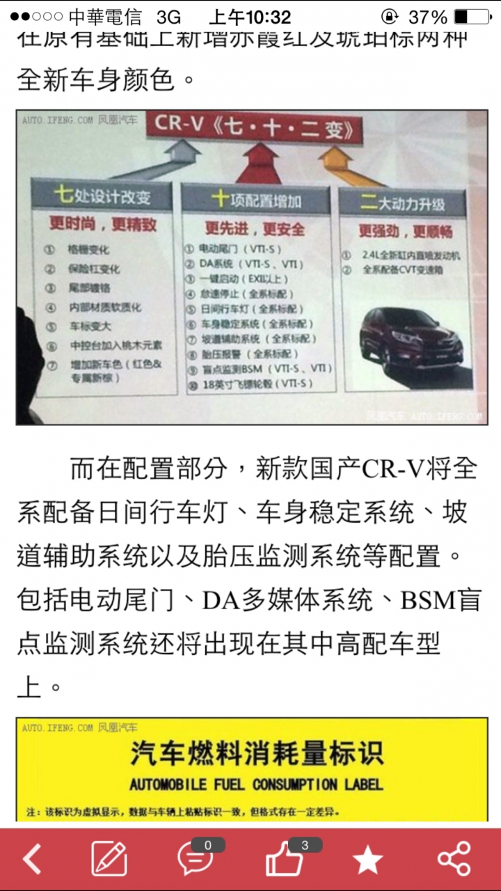 看看人家中國的小改款CR-V！
