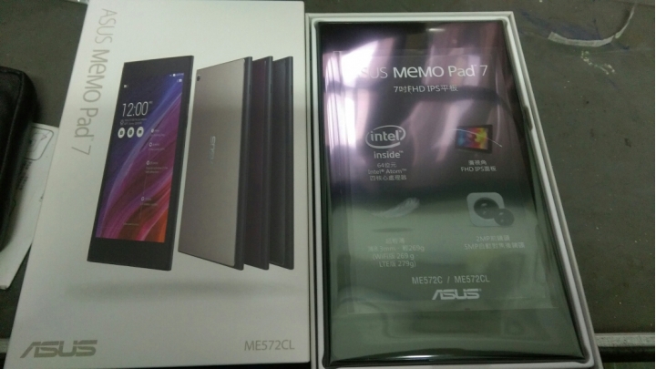 ASUS MeMO Pad 7簡單開箱