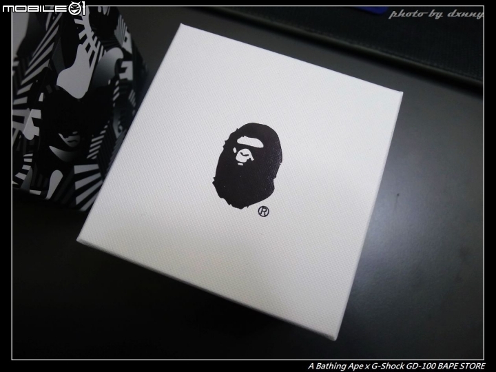 [開箱] A Bathing Ape x G-Shock GD-100 雪白猿