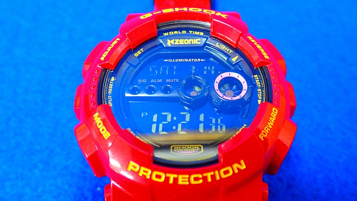 赤い慧星  夏亞的逆襲  機動戦士ガンダム G-SHOCK x GUNDAM