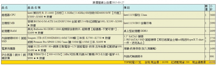 自組電腦穩定度的問題(內有單)，麻煩各位達人為小弟解惑