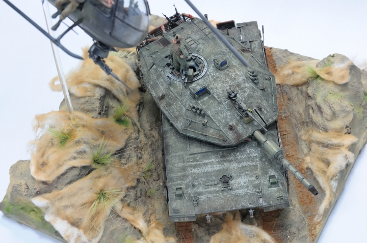 [場景作品分享]  BO-105/PAH-1 ;   Merkava IV