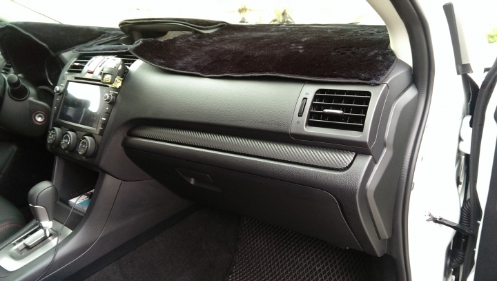 [分享]3D碳纖維貼改造 subaru XV 內飾條