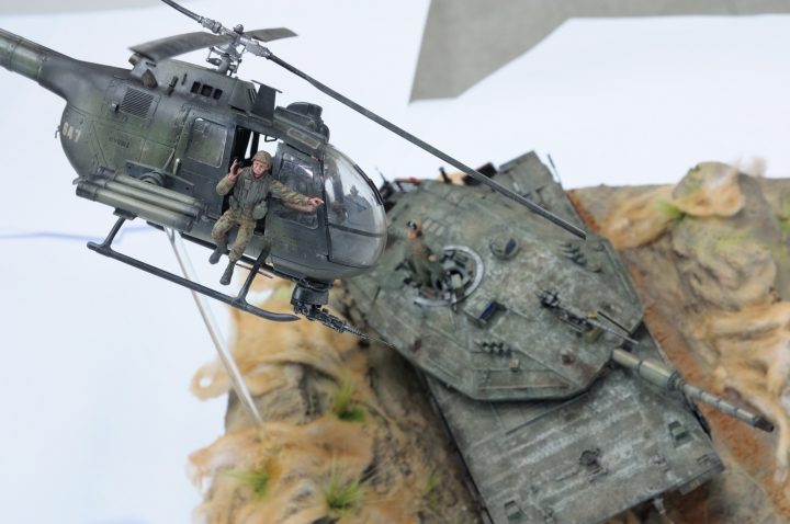 [場景作品分享]  BO-105/PAH-1 ;   Merkava IV