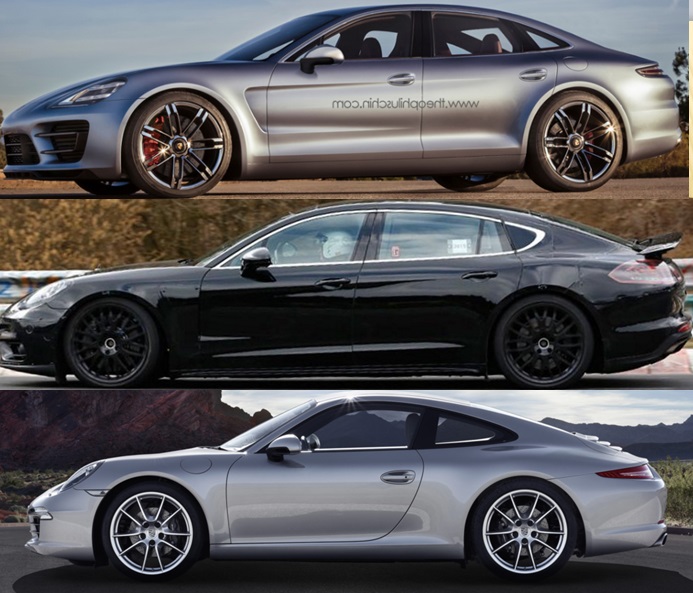 全新 Panamera 間諜照 與 想像圖