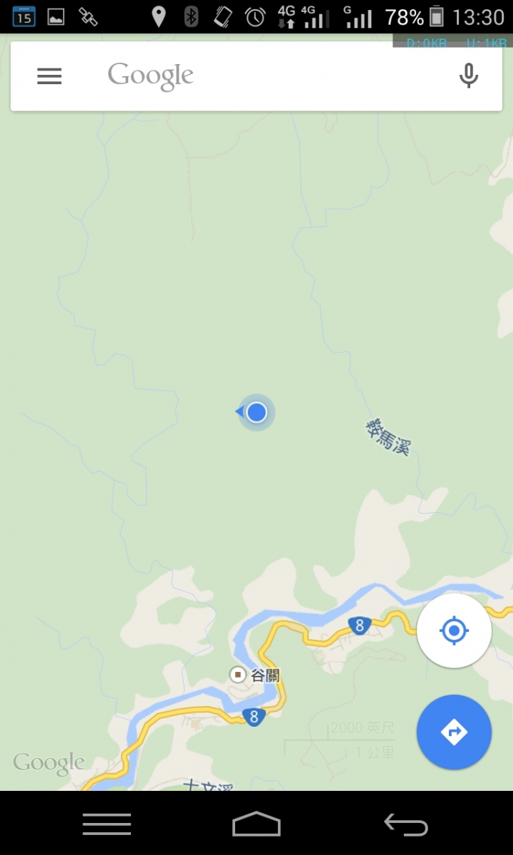 實際測試谷關波津加山4G訊號(分享)