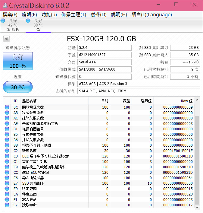 [簡單開箱]fujitsu SLC ssd120GB