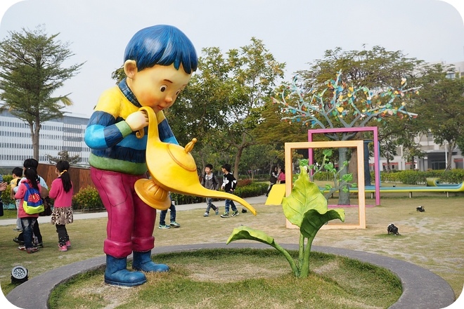 【台南善化景點】硬梆梆的科技園區也有軟綿綿的幾米!! Make a Wish