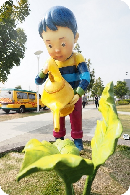 【台南善化景點】硬梆梆的科技園區也有軟綿綿的幾米!! Make a Wish