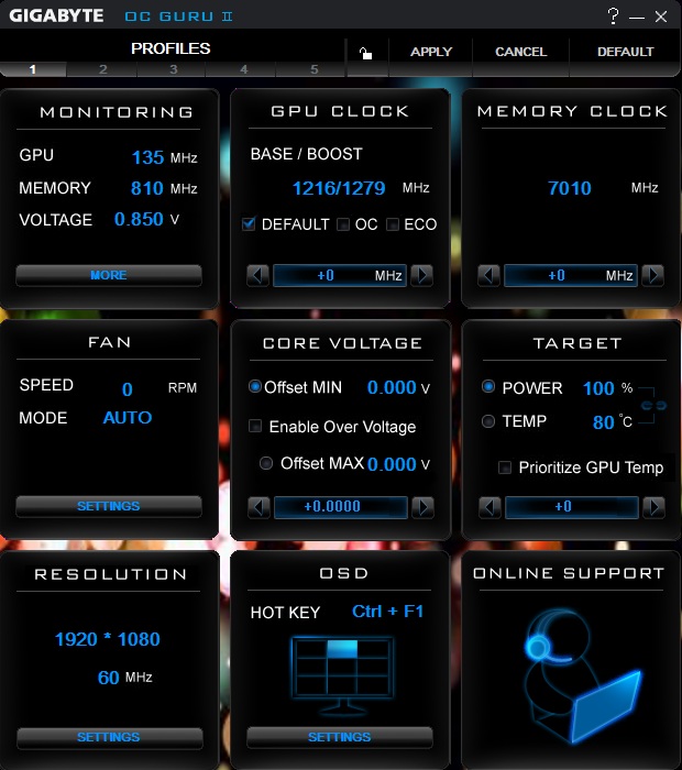技嘉GTX960主程是裡面的OC大師問題