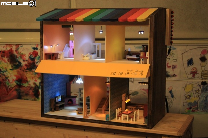 [硬漢工作室] 音樂書架娃娃屋