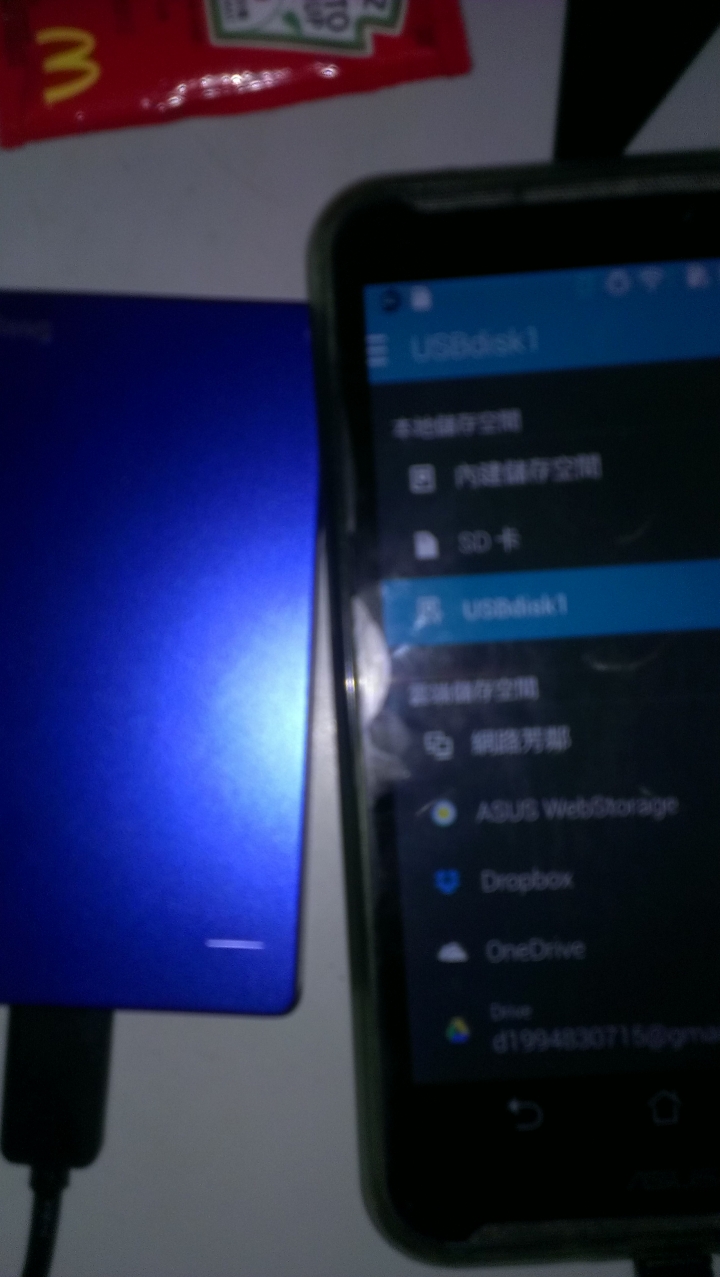 關於OTG NTFS NOTE6竟然讀的到!!!ZF2無法