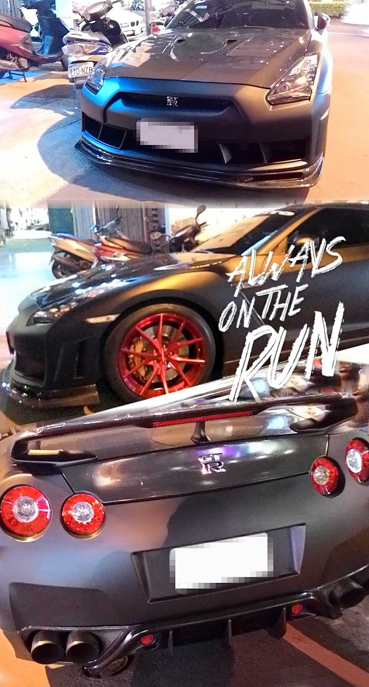 (街頭獵車)消光黑GT-R