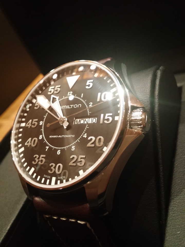 [開箱]遲來的功課-Hamilton Khaki Pilot 46mm