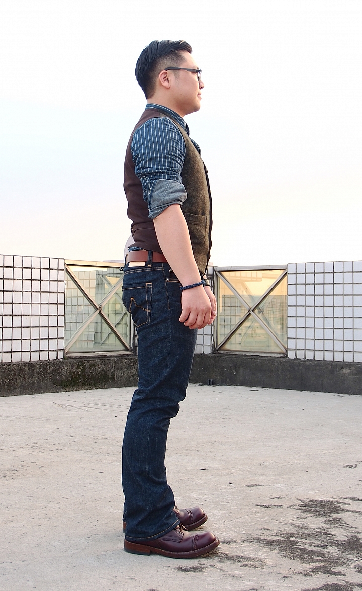 [矮子救星]Jeansda Fenrir Bootcut 原色靴型褲