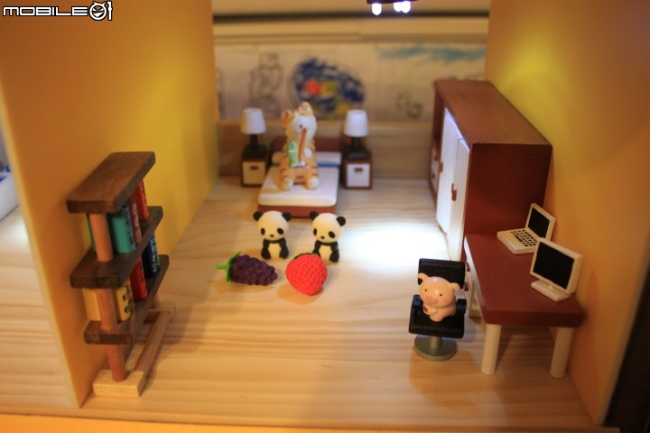 [硬漢工作室] 音樂書架娃娃屋