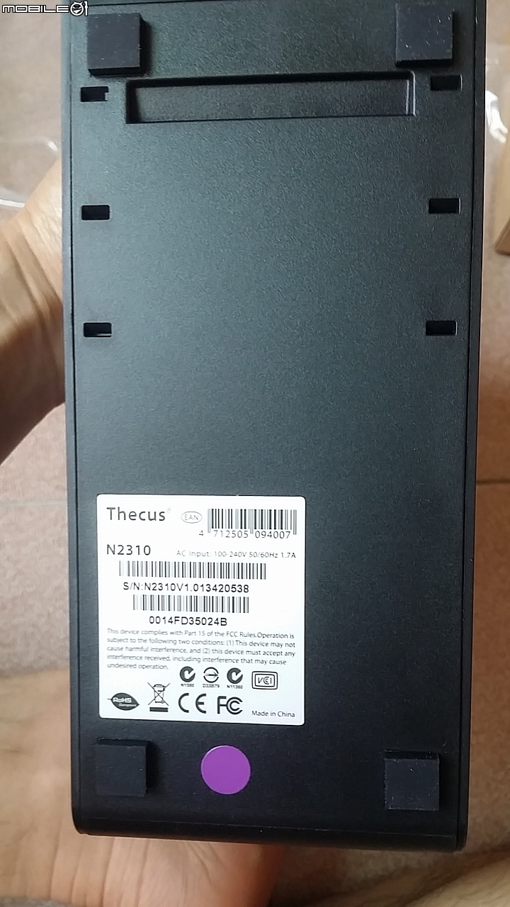 [開箱]Thecus N2310+Toshiba MG03ACA200*2+Asus RT-AC55U 簡單分享