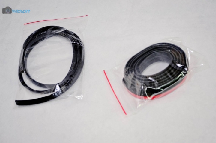motoGP級(!?)防水DIY 【U型膠條】