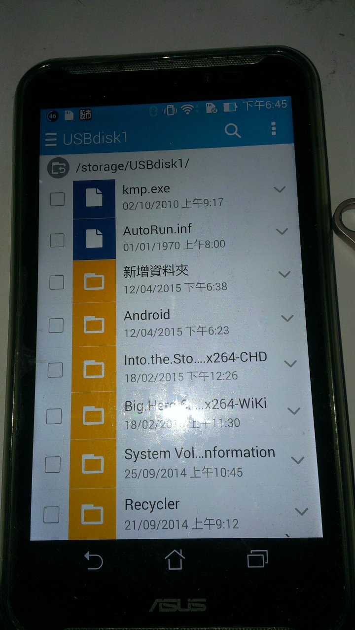 關於OTG NTFS NOTE6竟然讀的到!!!ZF2無法