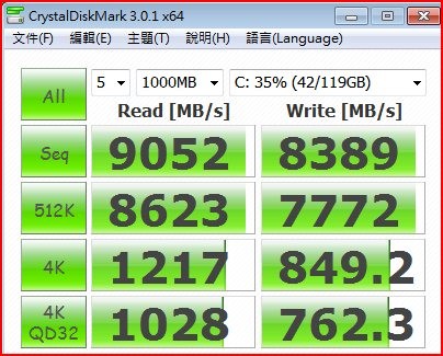 Plextor m6pro 跑 Plexturbo~