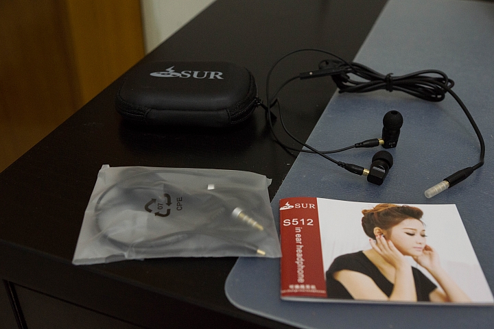 [開箱] SUR S512 & S520 線控耳機