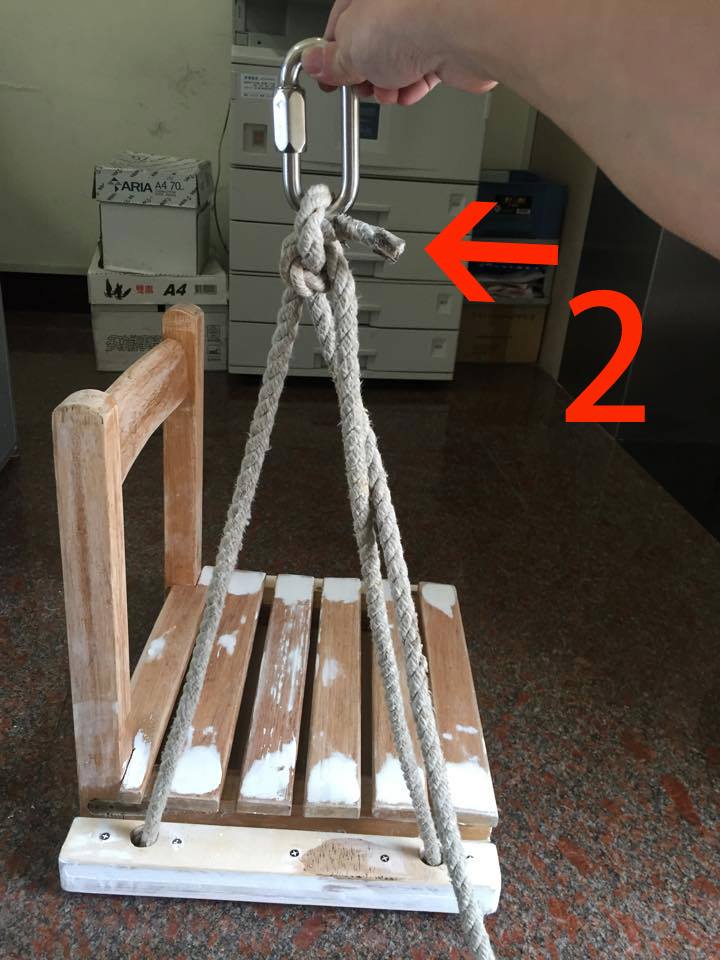 作盪鞦韆不會打繩結請教教我..謝謝