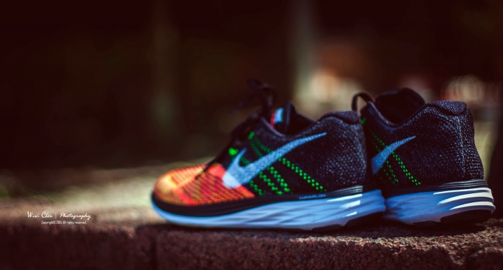 Nike Lunar 3 Flyknit 曬照