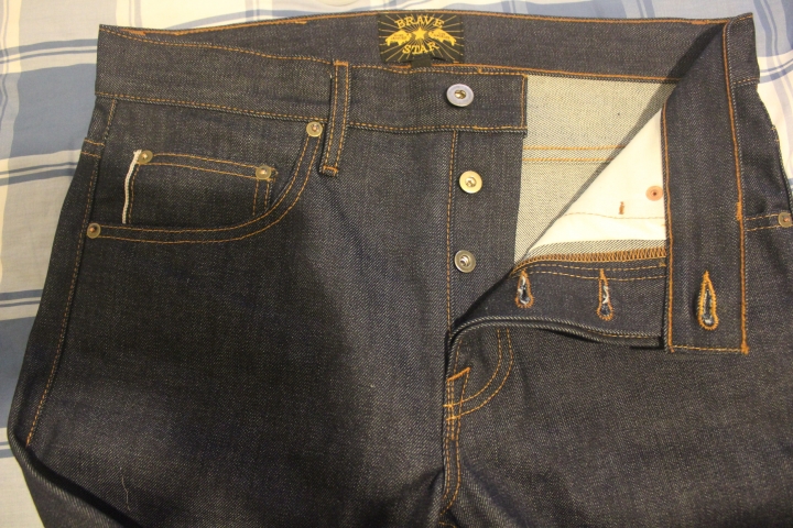 人生第一篇開箱文啊 Brave Star Selvedge Made in USA 原色褲
