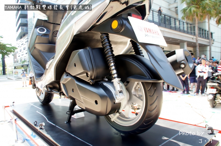 YAMAHA新勁戰雙碟發表會IN台中老虎城(圖多)