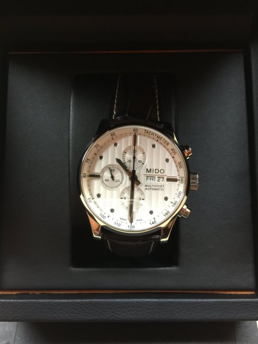 MIDO Multifort Chrono Valijoux計時碼錶 44mm