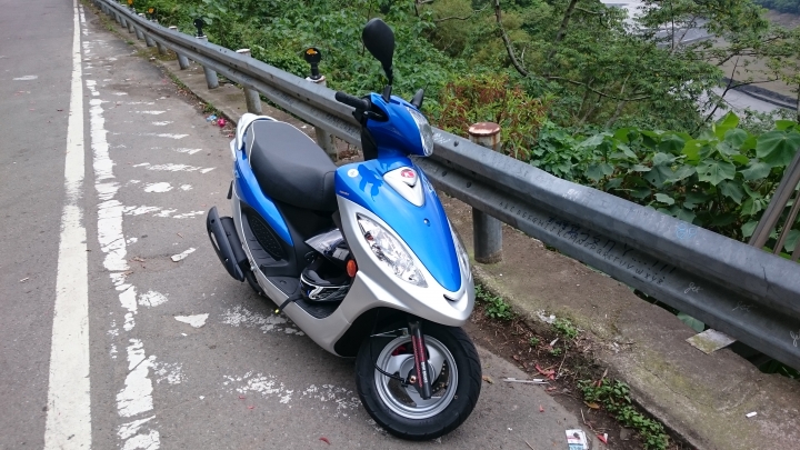 光陽 V2 150鋼鐵藍開箱