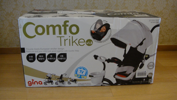 【開箱文】韓國Gina Comfo Trike 2代(V1.5) 三輪車