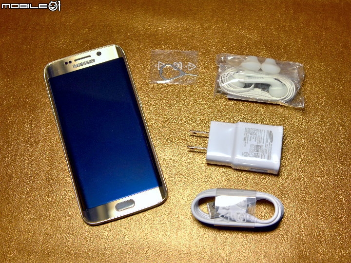【開箱】Samsung Galaxy S6 Edge 琥珀金外觀開箱