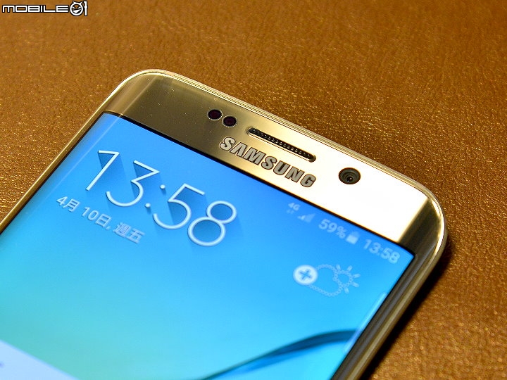 【開箱】Samsung Galaxy S6 Edge 琥珀金外觀開箱
