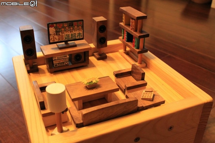 [硬漢工作室] 音樂書架娃娃屋