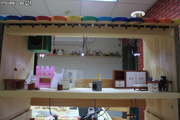 [硬漢工作室] 音樂書架娃娃屋