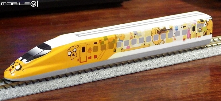 N規高鐵老皮歡樂列車1號車模型製作