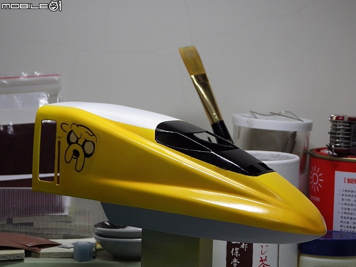 高鐵老皮歡樂列車模型製作