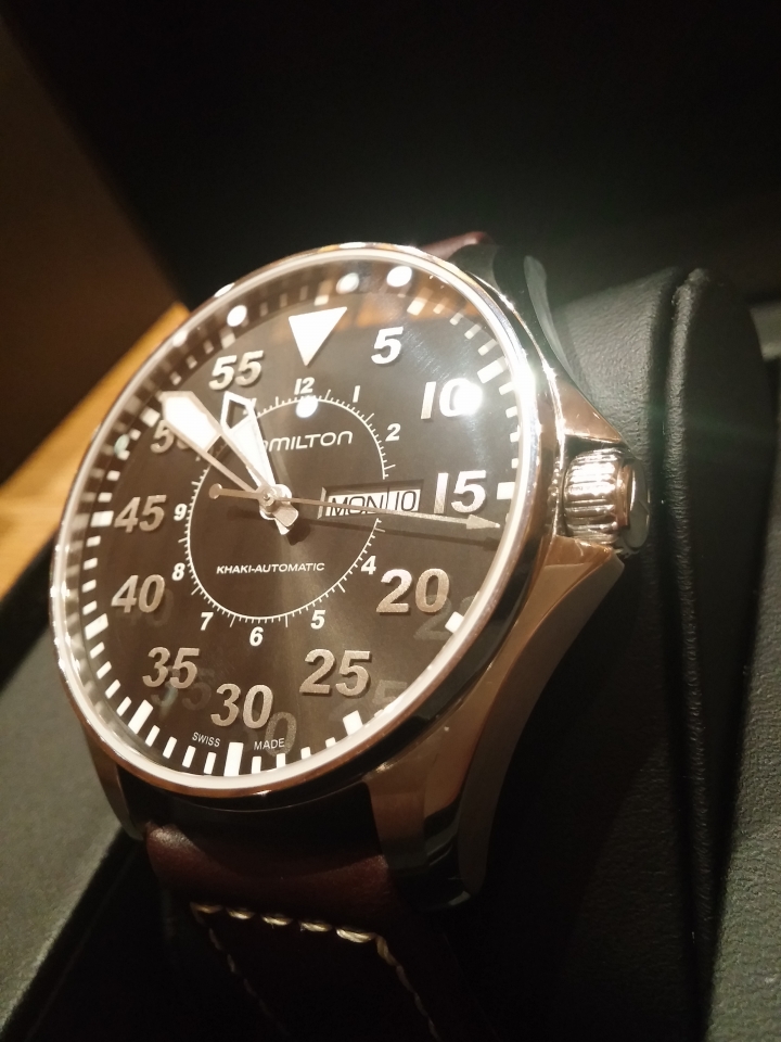 [開箱]遲來的功課-Hamilton Khaki Pilot 46mm