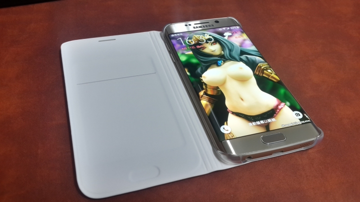 三星 Galaxy S6 edge 32GB 琥珀金開箱~~~於嘉義三星智慧館取貨 (2015/04/10 12:00)