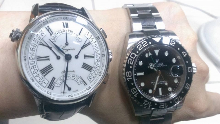 (開箱)浪琴復刻四逆跳 heritage retrograde
