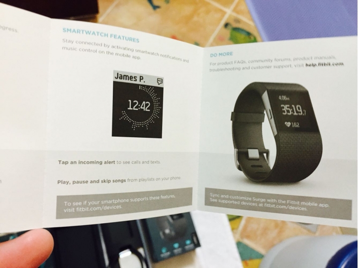 ［開箱］Fitbit Surge運動手環