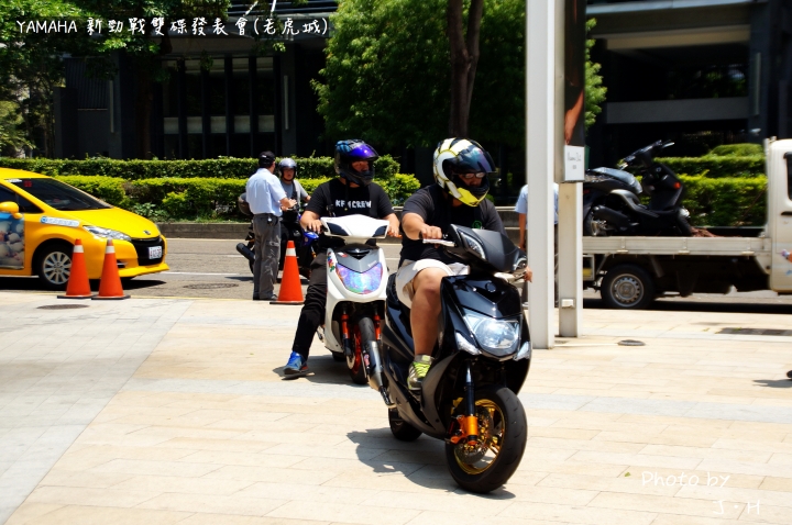 YAMAHA新勁戰雙碟發表會IN台中老虎城(圖多)