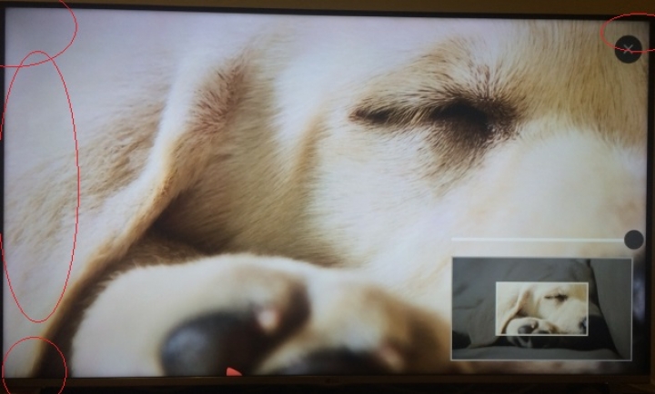 今天剛裝的LG 55LB6700 螢幕邊邊比較暗