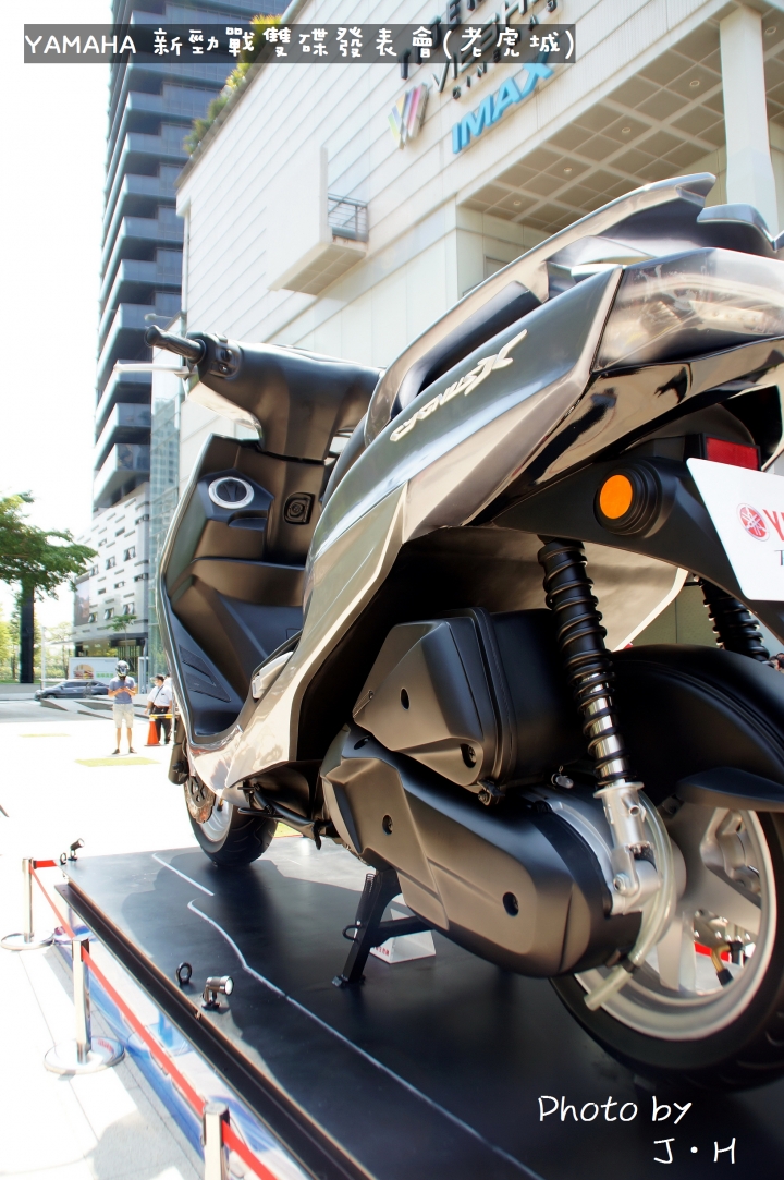 YAMAHA新勁戰雙碟發表會IN台中老虎城(圖多)