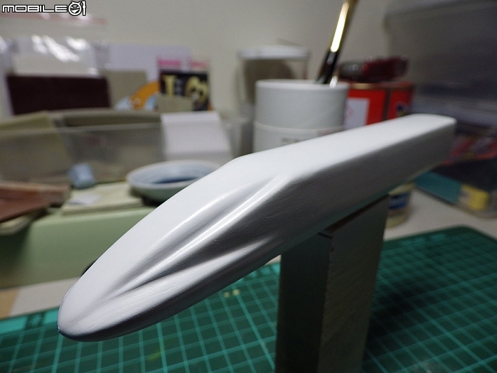 N規高鐵老皮歡樂列車1號車模型製作