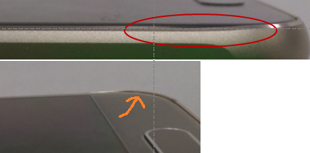 S6 金色開箱 之 外觀小瑕疵